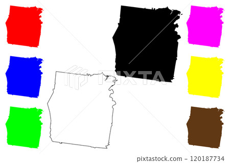 Dickson County, State of Tennessee (U.S. county, United States of America, USA, U.S., US) map vector illustration, scribble sketch Dickson map Dickson County, State of Tennessee (U.S. county, United States of America, USA, U.S., US) map vector illustration, scribble sketch Dickson map 120187734