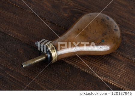 Old west gunpowder flask Old west gunpowder flask 120187946