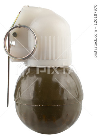 hand grenade RGN isolated on white hand grenade RGN isolated on white 120187970