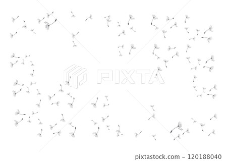 Dandelion Logo, Vector Plant Dandelion flower, Design Icon Template Dandelion Logo, Vector Plant Dandelion flower, Design Icon Template 120188040