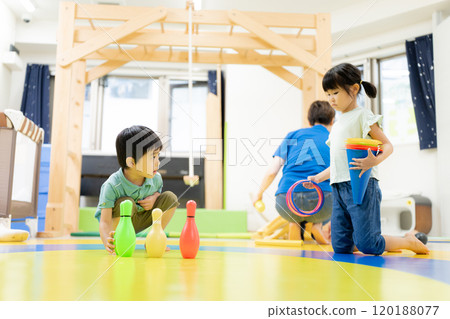 Indoor nursery school image_therapeutic education_development support Indoor nursery school image_therapeutic education_development support 120188077