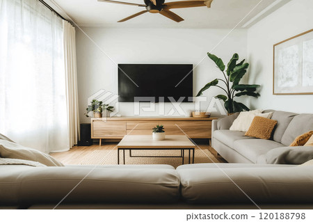 Residential image: modern living room 120188798