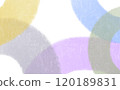 Textured colorful perforated circle pattern 120189831
