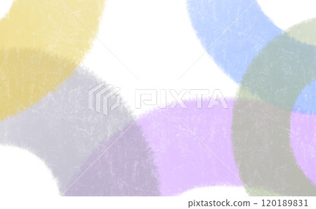 Textured colorful perforated circle pattern 120189831