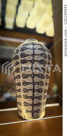 Elegant home decorative item create a luxurious atmosphere interior or exterior design, Perfect for home decorations idea, upscale events, or elegant home decor with a warm and inviting glow Elegant home decorative item create a luxurious atmosphere interior or exterior design, Perfect for home decorations idea, upscale events, or elegant home decor with a warm and inviting glow 120189945
