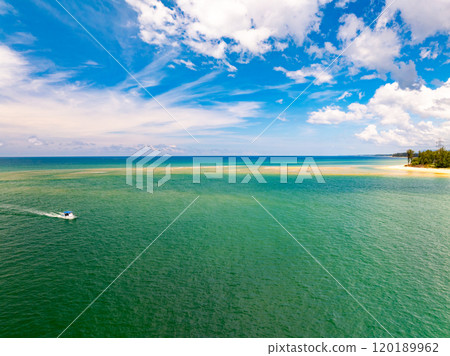 Nature sea beach background,High angle view waves seascape nature view 120189962