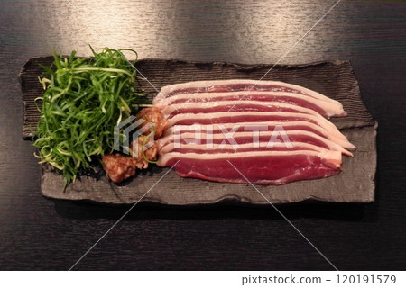 火鍋鴨肉和蔥 火鍋鴨肉和蔥 120191579