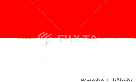 Hand-drawn Indonesia flag. 120192106