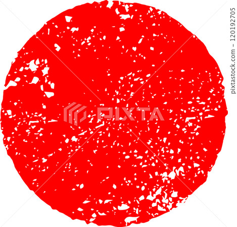 紅色圓圈中沒有字母的郵票插圖 120192705