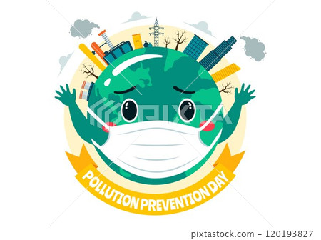 National Pollution Prevention Day Vector Illustration on 2 December for Awareness Campaign, featuring Factory, Forest, and Vehicle Pollution Issues National Pollution Prevention Day Vector Illustration on 2 December for Awareness Campaign, featuring Factory, Forest, and Vehicle Pollution Issues 120193827
