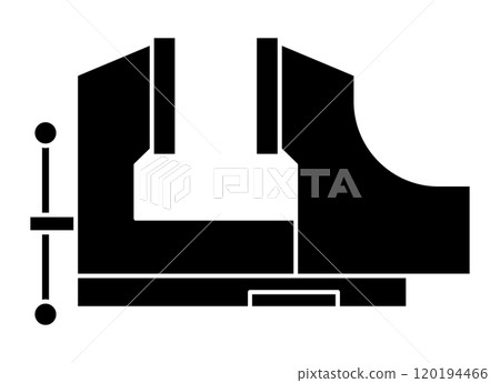 Vise silhouette 120194466
