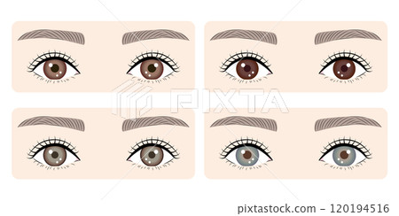 Color contact lens color variation set Color contact lens color variation set 120194516