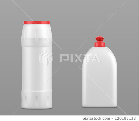 Cleaning detergent bottle mockups set 120195138