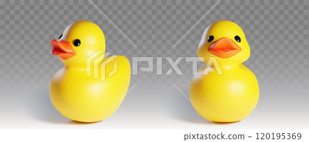 Rubber or plastic bath yellow duck toy Rubber or plastic bath yellow duck toy 120195369