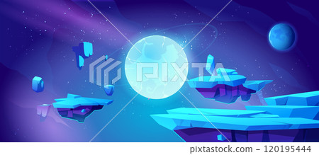 Outer space game background Outer space game background 120195444