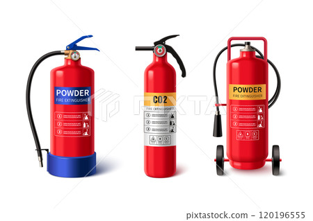 Fire extinguishers set 120196555