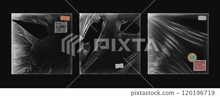 Vinyl cd album cover overlay for music record 120196719