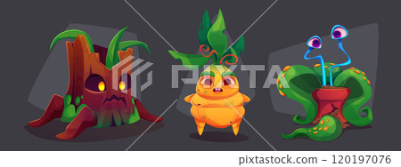 Scary monster plants and flowers. Scary monster plants and flowers. 120197076