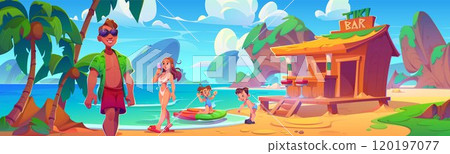 Summer sea beach vacation concept Summer sea beach vacation concept 120197077