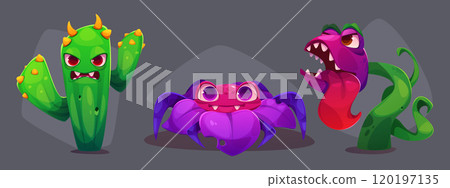 Scary monster plants and flowers 120197135