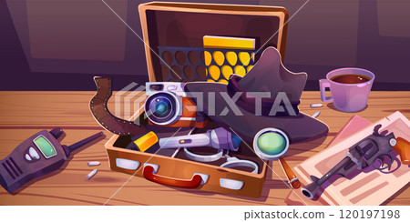 Detective or spy equipment and investigation tools Detective or spy equipment and investigation tools 120197198