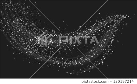 White shimmer with snow and star glitter. White shimmer with snow and star glitter. 120197214