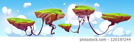 Flying platforms for arcade game design Flying platforms for arcade game design 120197244