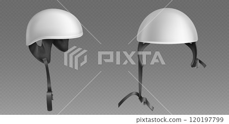 Motorcycle and scooter helmet 3d 120197799