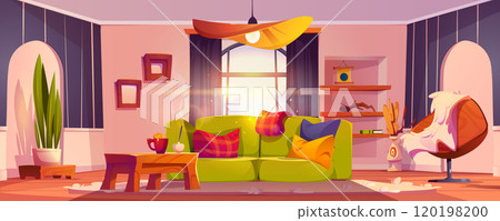 Cozy living room interior design 120198200