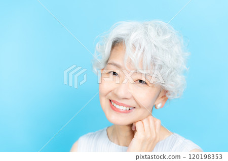 高級女性的美麗形象 120198353