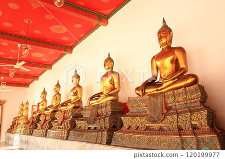 Buddha Statue (Wat Pho, Bangkok) Buddha Statue (Wat Pho, Bangkok) 120199977
