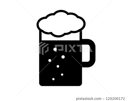 啤酒圖示(剪影) 啤酒圖示(剪影) 120200172