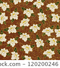 Gorgeous Japanese pattern background material 120200246