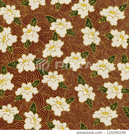 華麗的日式圖案背景素材 120200246