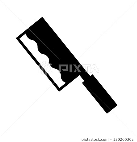 Chinese knife silhouette 120200302