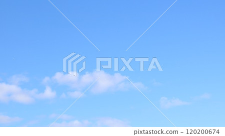 Clouds floating in the blue sky background material blank copy space back Clouds floating in the blue sky background material blank copy space back 120200674