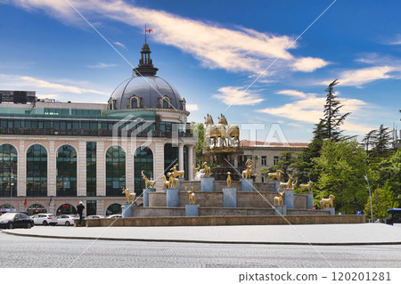 Architectural buildings in the center of Kutaisi 120201281