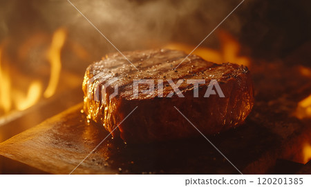 美味的牛排图片 120201385