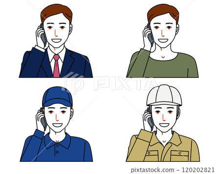 打電話給智慧型手機2的年輕人 打電話給智慧型手機2的年輕人 120202821