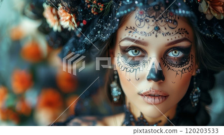 Day of the Dead celebration in Mexico 120203533