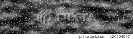 Black seamless patern with clouds and snowfall 120204077