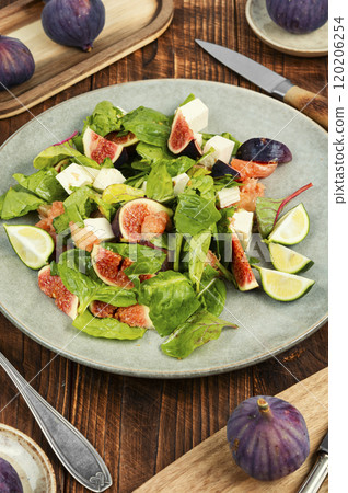 Salad with figs. 120206254