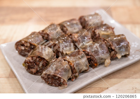 韓國 料理 血腸 순대 Sundae soondae ブラッドソーセージ スンデ 韓國 料理 血腸 순대 Sundae soondae ブラッドソーセージ スンデ 120206865