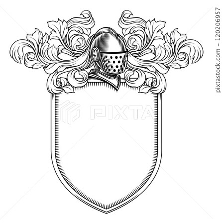Coat of Arms Crest Knight Family Shield Heraldry Coat of Arms Crest Knight Family Shield Heraldry 120206957