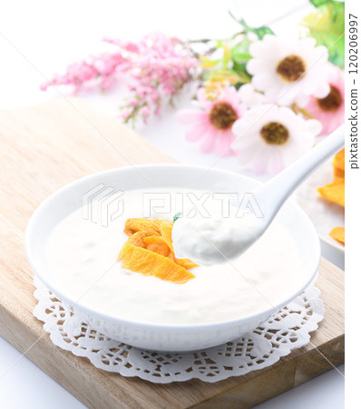 Mango yogurt Mango yogurt 120206997
