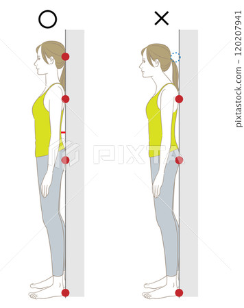 Checkered illustration of a hunchback standing with his back to the wall Checkered illustration of a hunchback standing with his back to the wall 120207941
