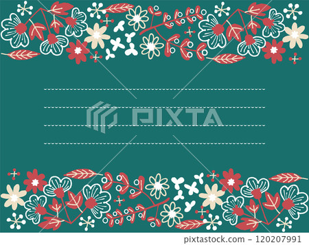Scandinavian style Christmas background material 120207991