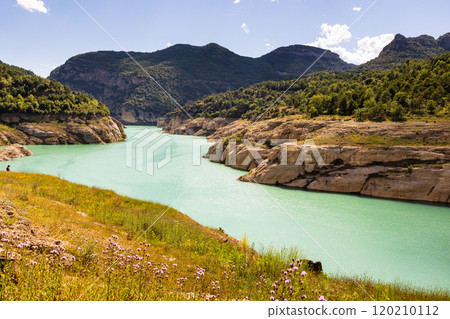 Llosa del Caval reservoir in Catalonia, Spain 120210112