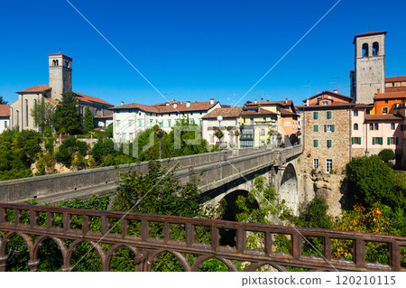 Cividale del Friuli with Ponte del Diavolo, Italy Cividale del Friuli with Ponte del Diavolo, Italy 120210115