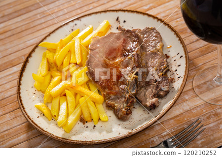 Fried pork with potatoes Fried pork with potatoes 120210252
